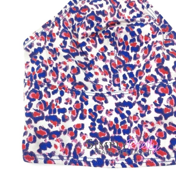 UO Out From Under Cheetah Print Crop Top Bra M - Picture 4 of 4